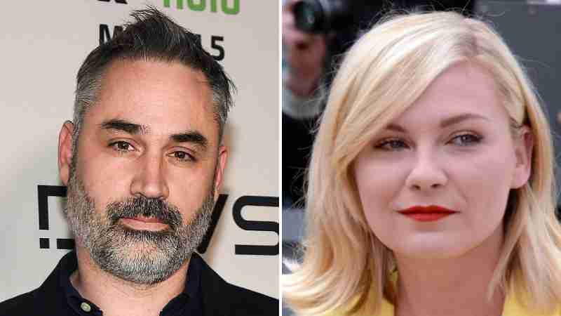 Left: Alex Garland, Right: Kirsten Dunst, tags: civil war und cailee - CC