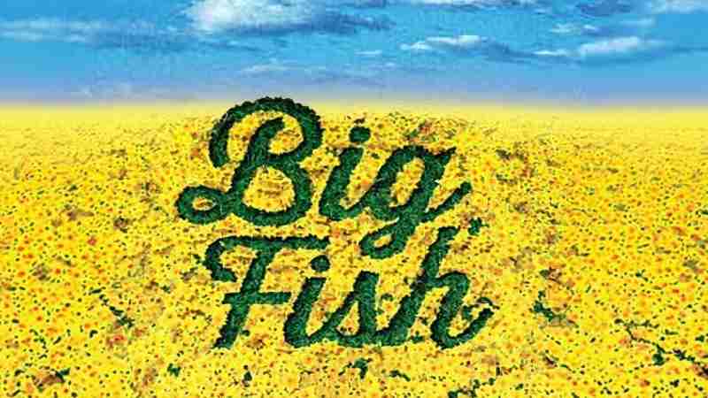 Big Fish playbill - Digital concept art for illustrative purpose, tags: „big das pat collins black box theater - Monok